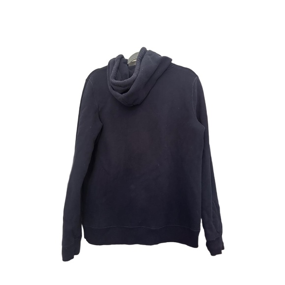 HOLLISTER Hoodie Womens Size L Navy Blue Embroidered Logo Casual Surfwear - Picture 4 of 4